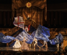 Allyson as Cleophas and Artists of Opera Atelier Ballet : photo Bruce Zinger